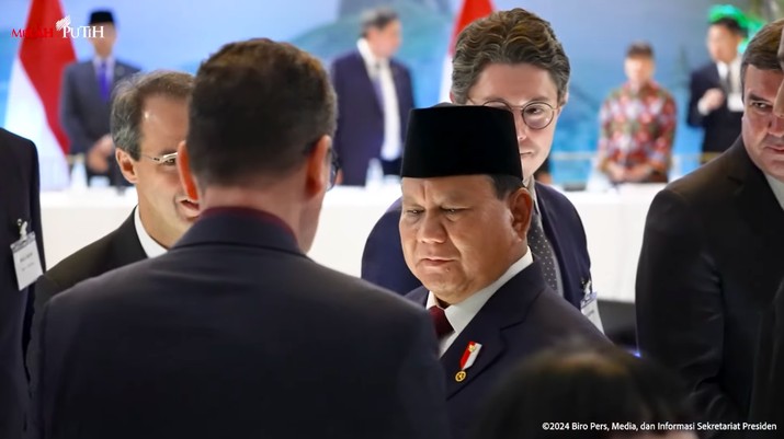 Presiden Prabowo Hadiri Indonesia-Brazil Business Forum, Rio de Janeiro, Minggu (17/11/2024). (Tangkapan Layar Youtube Sekretariat Presiden)