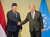 Prabowo Bertemu Sekjen PBB, Bahas Transisi Energi hingga Palestina