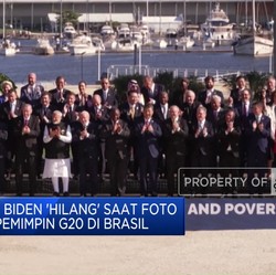 Video: Geger! Joe Biden 'Hilang' Saat Foto Bersama Pemimpin G20 Brasil