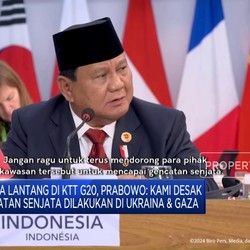 Video: Di KTT G20, Prabowo Desak Gencatan Senjata di Ukraina & Gaza