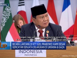 Video: Di KTT G20, Prabowo Desak Gencatan Senjata di Ukraina & Gaza