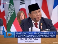 Video: Di KTT G20, Prabowo Yakin RI Bisa Swasembada Pangan