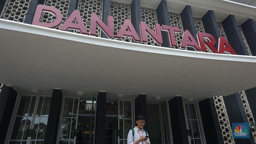 Gedung Danantara Jakarta. (վ/Muhammad Sabki)