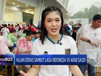 Video: Hujan Deras Sambut Laga Indonesia Vs Arab Saudi