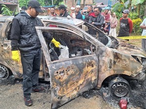 Menanti Polisi Usut Dugaan Pembakaran Mobil Timses Calon Bupati Aceh Timur