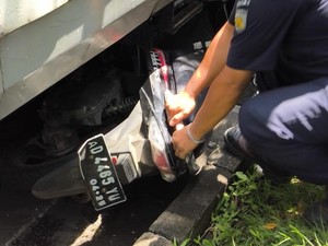 Motor Tertabrak KA Batara Kresna di Jalan Slamet Riyadi Solo