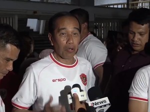 Video: Pernyataan Jokowi Setelah Nonton Laga Indonesia vs Arab Saudi