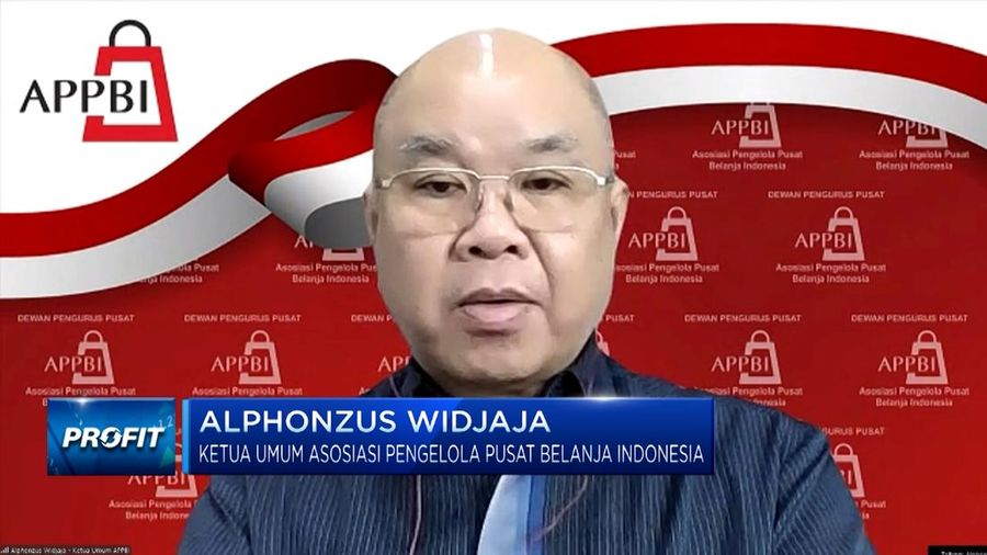 Ketua Umum Asosiasi Pengelola Pusat Belanja Indoensia, Alphonzus Widjaja dalam program CNBC Indonesia Profit. (CNBC Indonesia TV)