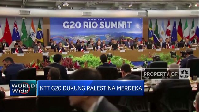 Video: KTT G20 Dukung Palestina Merdeka