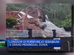 Video: Longsor di Purworejo Akibatkan 4 Orang Meninggal Dunia