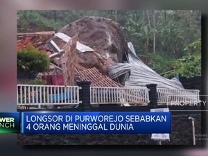 Video: Longsor di Purworejo Akibatkan 4 Orang Meninggal Dunia