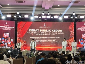 Debat Pilbup Pangandaran, Citra dan Ujang Beradu Gagasan