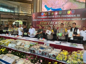 Polda Metro Bongkar Sabu Rp 583 M dari Jaringan Afghanistan-Jakarta