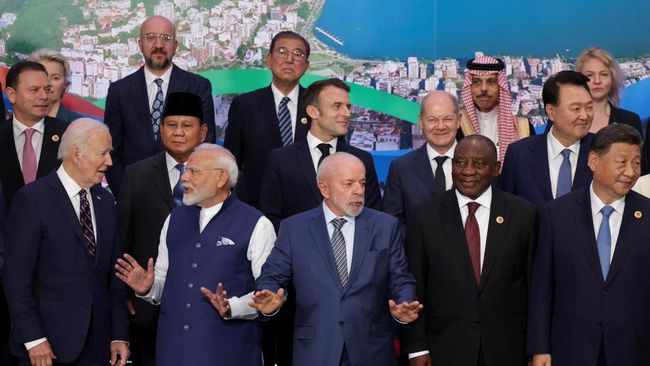 Lengkap! Momen Foto Delegasi G20 Lengkap, Ada Biden-Prabowo