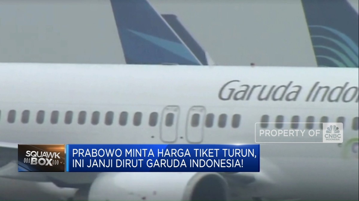 Dirut Garuda Indonesia Berikan Janji Menggoda Terkait Harga Tiket Nataru!