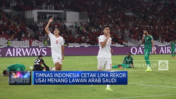 Video: Timnas Indonesia Cetak Lima Rekor Usai Menang Lawan Arab Saudi