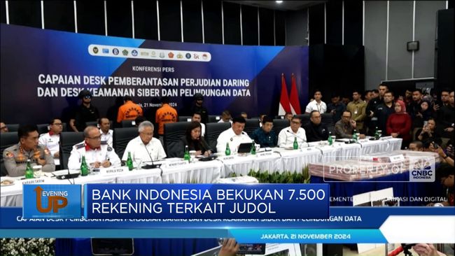 Video: Bank Indonesia Bekukan 7.500 Rekening Terkait Judol