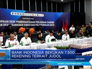 Video: Bank Indonesia Bekukan 7.500 Rekening Terkait Judol