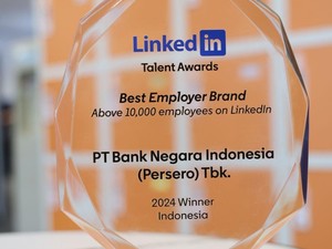 BNI Raih Best Employer Brand on LinkedIn Talent Awards Indonesia 2024