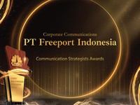 Mantap! Freeport Indonesia Sabet Communication Strategist Awards