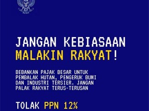 Ekonom Minta PPN 12% Dibatalkan Buntut Heboh Garuda Biru