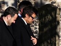 Potret Personel One Direction Hadiri Pemakaman Liam Payne