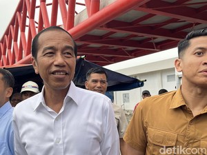 Jokowi Sambangi Proyek Rel Layang Joglo, Singgung Keberlanjutan