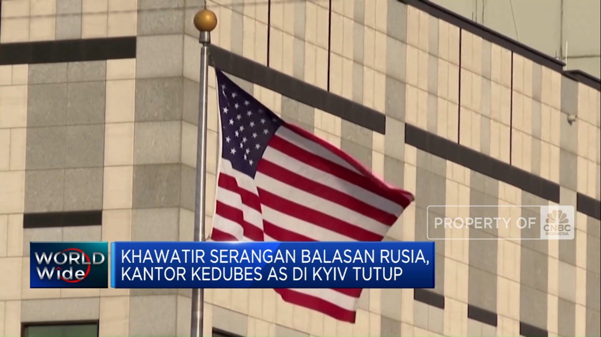 Video: Kedutaan Besar AS di Kyiv Ditutup, Ketegangan Meningkat di Tengah Ancaman Balasan Rusia!