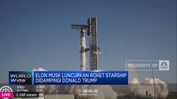 Video: Luncurkan Roket Starship, Elon Musk Didampingi Trump