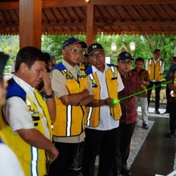 Kawal Swasembada Pangan, Menteri Hanggodo Cek Irigasi Sampai Bendungan