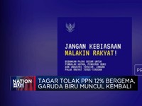 Video: Tagar Tolak PPN 12% Bergema, Garuda Biru Muncul Kembali