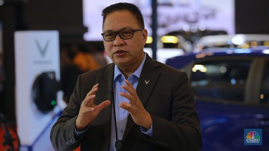 Director of Sales & Network VinFast Indonesia, Davy J Tuilan. (վ/Muhammad Sabki)