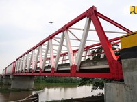 Menteri PU Dody Hanggodo Tinjau Jembatan Jongbiru