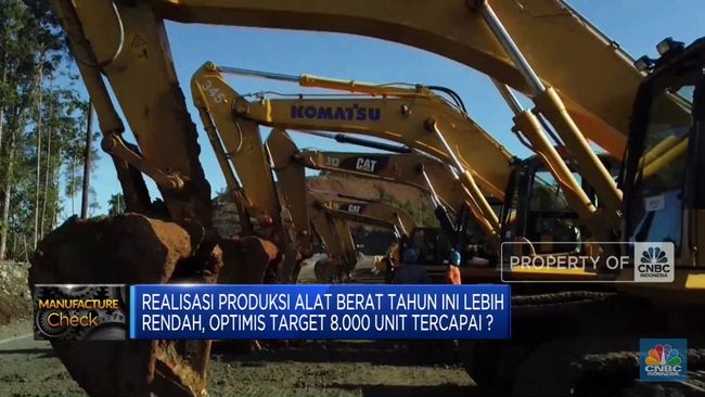 Video: Realisasi Produksi Alat Berat Tahun Ini Lebih Rendah