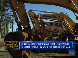 Video: Realisasi Produksi Alat Berat Tahun Ini Lebih Rendah