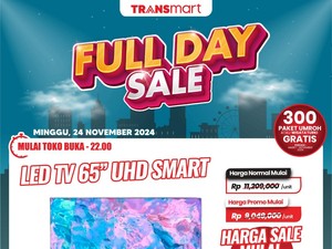 Gebyar Transmart Full Day Sale! Smart TV UHD 65 Inch Diskon Rp 3,9 Juta