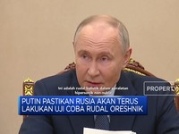 Video: Ancaman Putin! Rusia Akan Terus Luncurkan Rudal Oreshnik