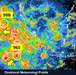 2 Bibit Siklon Tropis Intai Wilayah RI, BMKG Minta Siaga Ancaman Ini