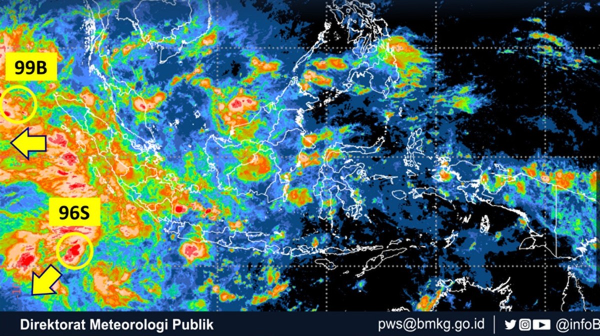 Was-was! Dua Bibit Siklon Tropis Mengancam, BMKG Serukan Kewaspadaan di Wilayah RI!