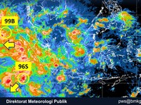 2 Bibit Siklon Tropis Intai Wilayah RI, BMKG Minta Siaga Ancaman Ini