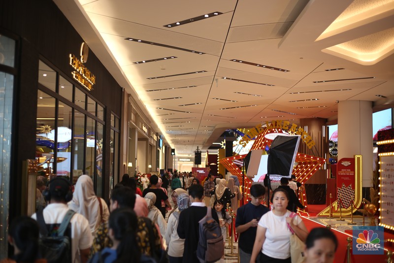 Pusat perbelanjaan atau mall yang dibangun di berbagai kawasan.di Kota Bekasi. (CNBC Indonesia/Tias Budiarto)