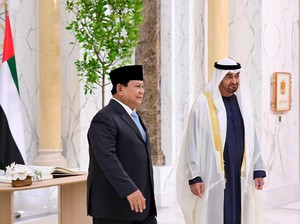 Kala 4 Pesawat Tempur PEA Kawal Penerbangan Prabowo ke Abu Dhabi