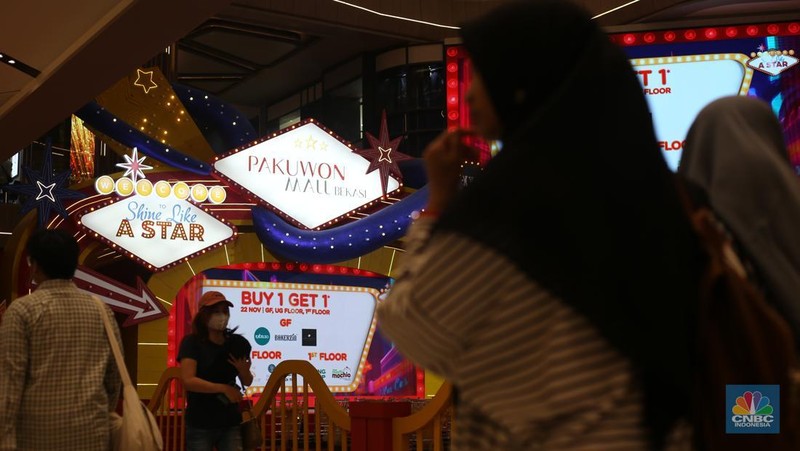 Pusat perbelanjaan atau mall yang dibangun di berbagai kawasan.di Kota Bekasi. (CNBC Indonesia/Tias Budiarto)