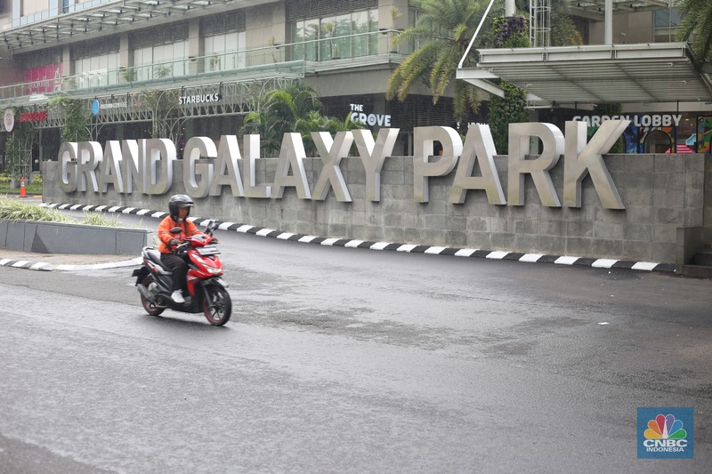 Pusat perbelanjaan atau mall yang dibangun di berbagai kawasan.di Kota Bekasi. (CNBC Indonesia/Tias Budiarto)