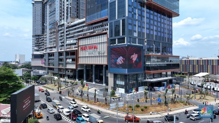 Pusat perbelanjaan atau mall yang dibangun di berbagai kawasan.di Kota Bekasi. (CNBC Indonesia/Tias Budiarto)