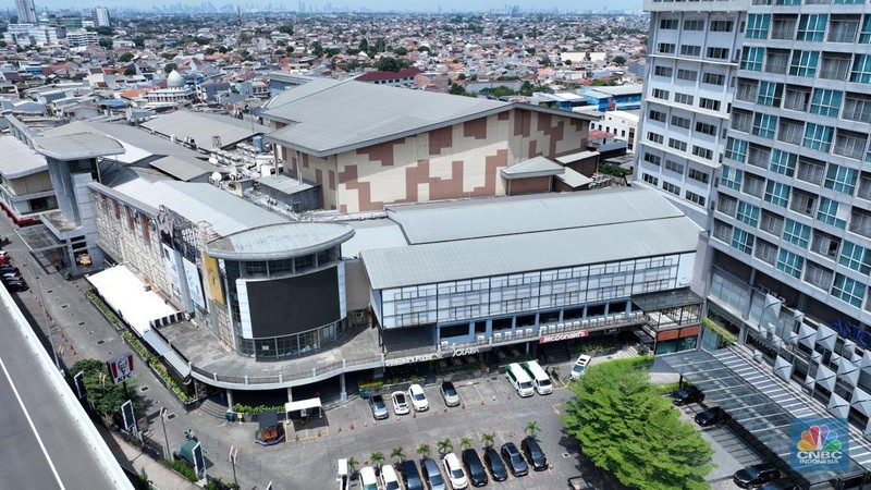 Pusat perbelanjaan atau mall yang dibangun di berbagai kawasan.di Kota Bekasi. (CNBC Indonesia/Tias Budiarto)