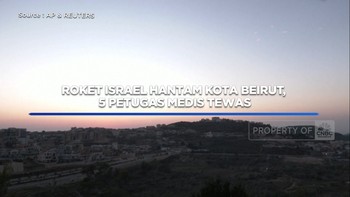 Video: Roket Israel Hantam Kota Beirut, 5 Petugas Medis Tewas