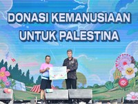 Berdampak Sosial, Pertamina Eco RunFest 2024 Donasi untuk Palestina
