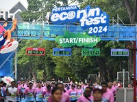Pelari Apresiasi Pertamina Eco RunFest 2024