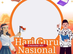 17 Daftar Twibbon Hari Guru 2024 Terbaru dan Unik, Yuk Pasang di Medsos!